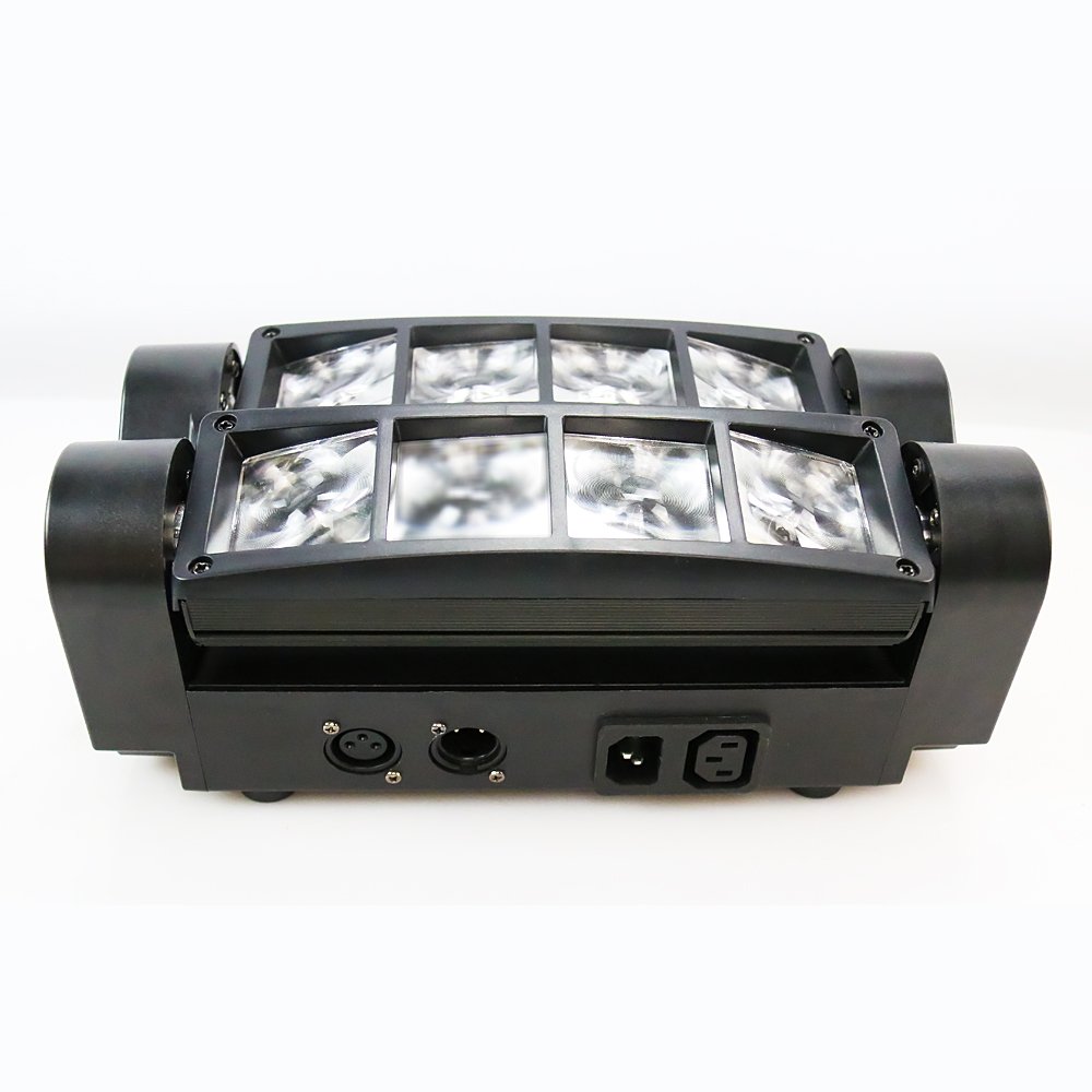 Mini Spider Moving Head Light 8*3W RGBW Single Color MS-SP8M