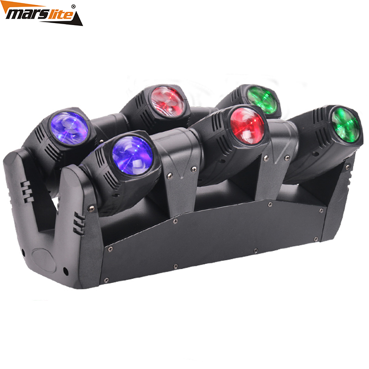 LED Spider Beam Moving Head Light 6pcs 10W RGBW 4in1 MS-MT16FC