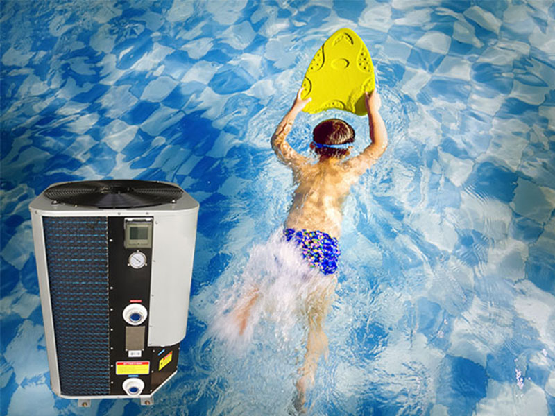 Vertical swimming pool heat pump Vertical swimming pool heat pump