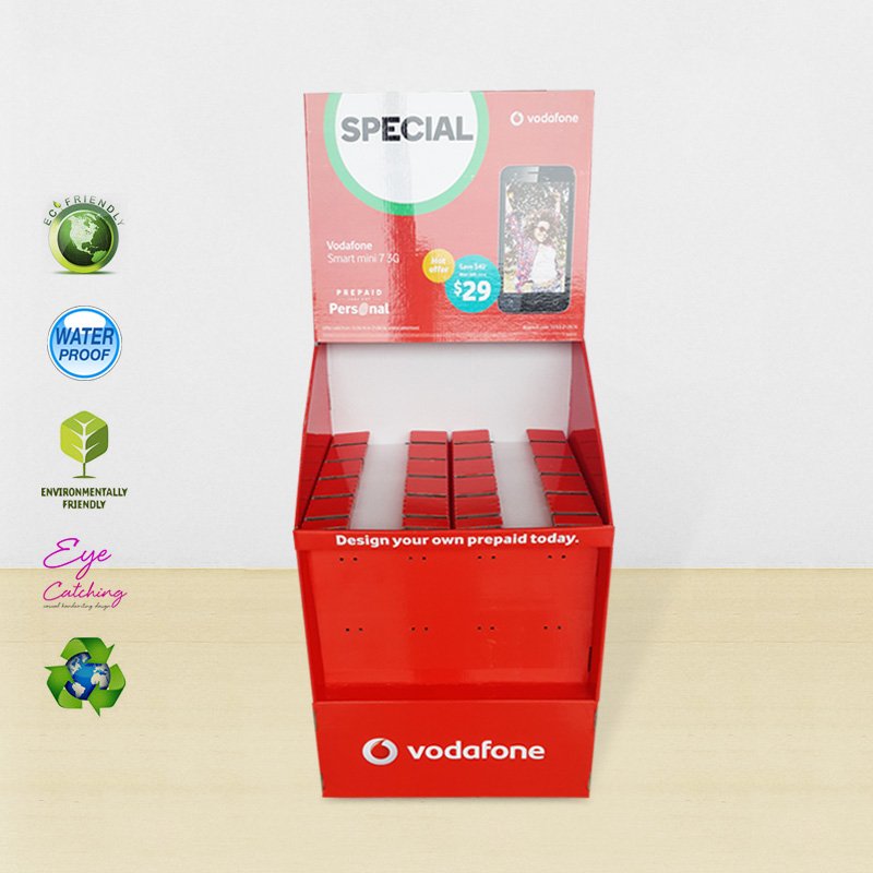 CAI YI JIE Mobile Phone Accessories Paper Shelves Display Stand Cardboard Hook Display image30