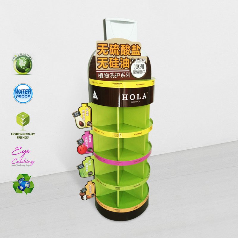 CAI YI JIE 5 Shelves Cardboard Display Stand for Heavy Products Cardboard Floor Display image22