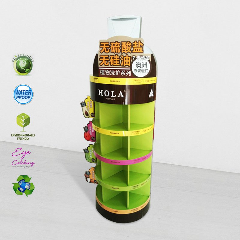 CAI YI JIE 5 Shelves Cardboard Display Stand for Heavy Products Cardboard Floor Display image22