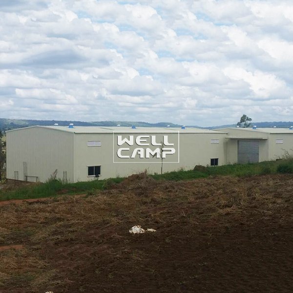 WELLCAMP, WELLCAMP prefab house, WELLCAMP container house Customized Steel Structure Building For Chicken Shed In Dakar, Wellcamp S-6 Steel Structure Workshop image42
