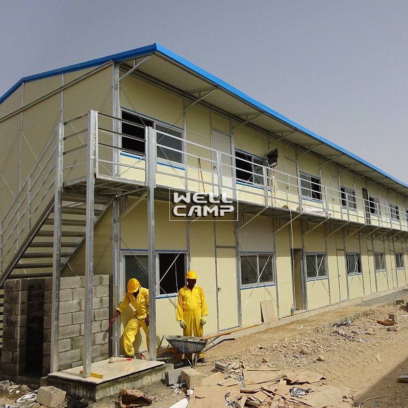 WELLCAMP, WELLCAMP prefab house, WELLCAMP container house Rock Wool Sandwich Panel Galvanized Steel Prefab House , Wellcamp K-2 K Prefabricated House image26