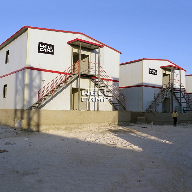 WELLCAMP, WELLCAMP prefab house, WELLCAMP container house Two Floor Sandwich Panel Mobile Prefab Homes, Wellcamp T-1 T prefabricated House image11