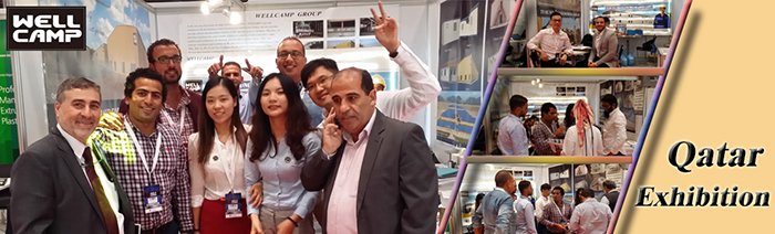 WELLCAMP, WELLCAMP prefab house, WELLCAMP container house-Wellcamp fights in Qatar Prefab House Exhi