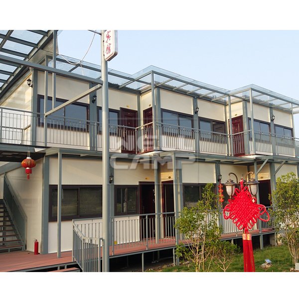 WELLCAMP, WELLCAMP prefab house, WELLCAMP container house Two Floor Prefab Container Hotel Villa in Garden, Wellcamp D-18 Container Villa image97