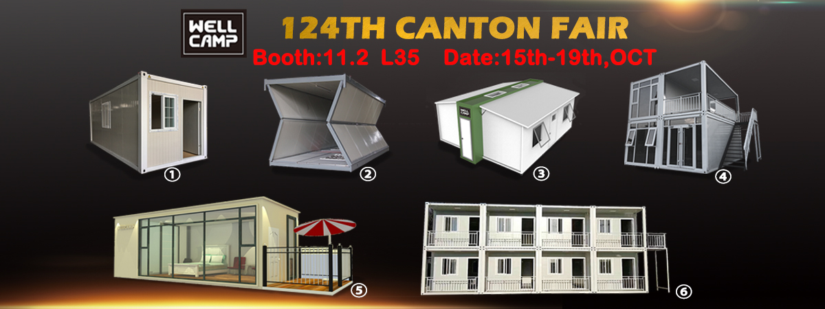 WELLCAMP, WELLCAMP prefab house, WELLCAMP container house-124th Canton Fair - Wellcamp Prefab-house