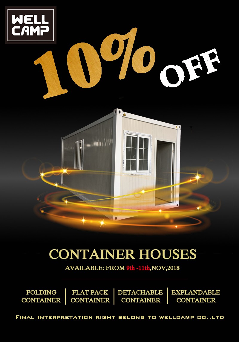 WELLCAMP, WELLCAMP prefab house, WELLCAMP container house-Biggest Sales Promotion In 2018 News About