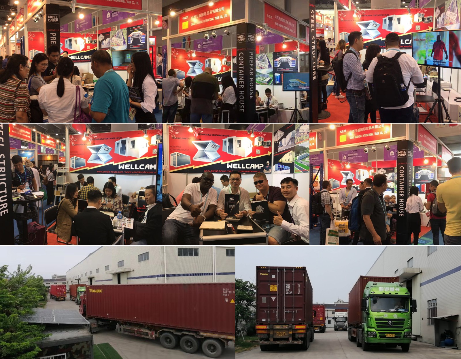 WELLCAMP, WELLCAMP prefab house, WELLCAMP container house-Busy Harvest 126th Canton Fair, Foshan We