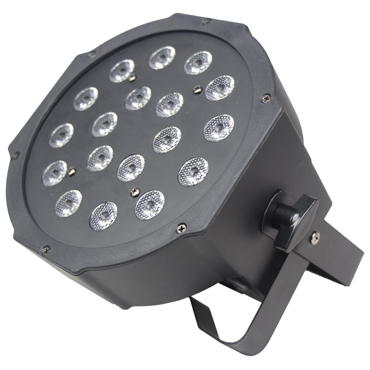 18PCS 1W RGB Indoor LEDs Par Can Light SL-3112A
