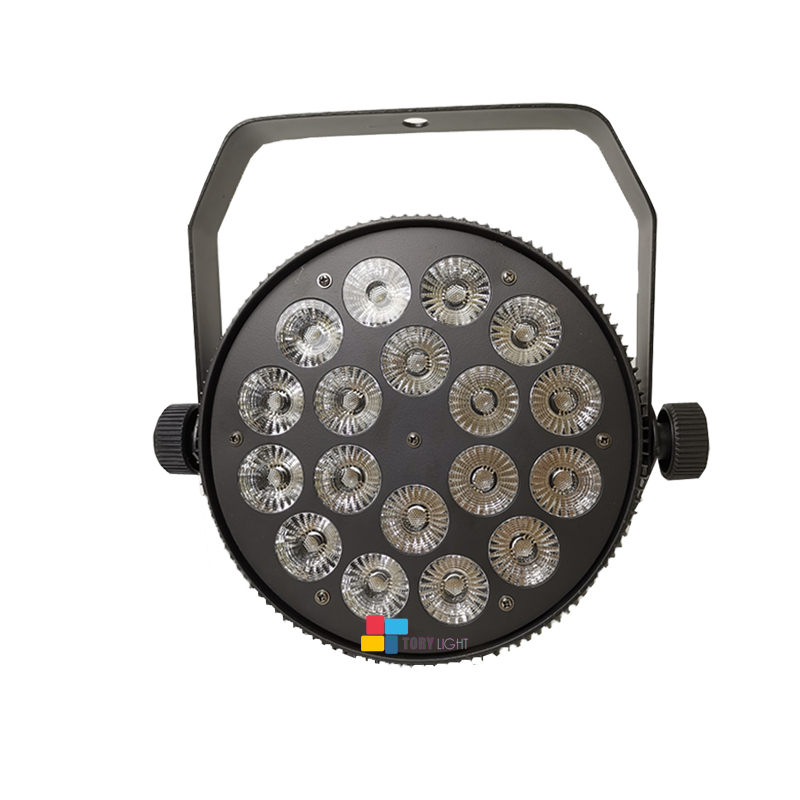 Indoor Slim Disco Light 18pcs 12w RGBW Parcan