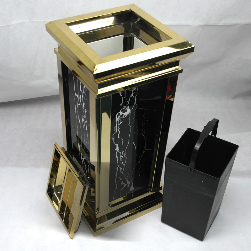 BoXin BX-A16 Manufacturer supply metal hotel ground ash barrel Hotel trash can image12