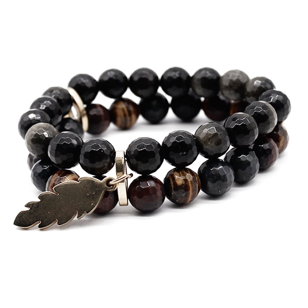 TTT Jewelry Brown Tiger Eye Natural Stone Beads Handmade Bracelet Stone Beads Bracelet image37