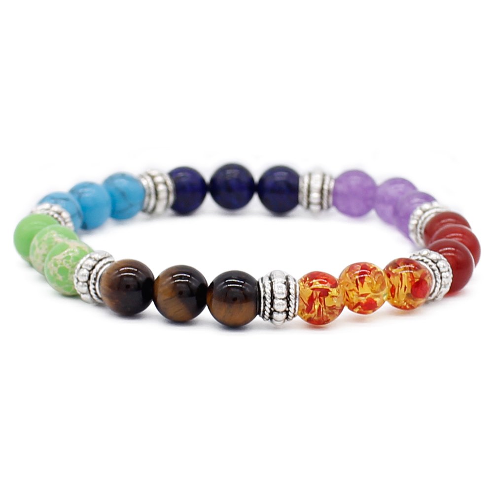 TTT Jewelry 7 Chakra Handmade Bracelet Mental Health Meditation Chakra Bracelet image34