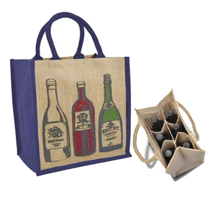 Jute wine bag