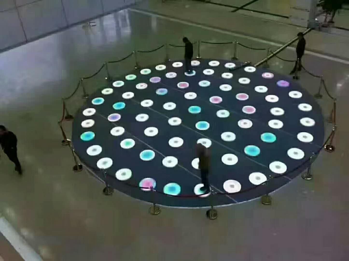 X lighting-Quality Circle Interactive Dance Floor | Led Dance Floor Wholesale-3