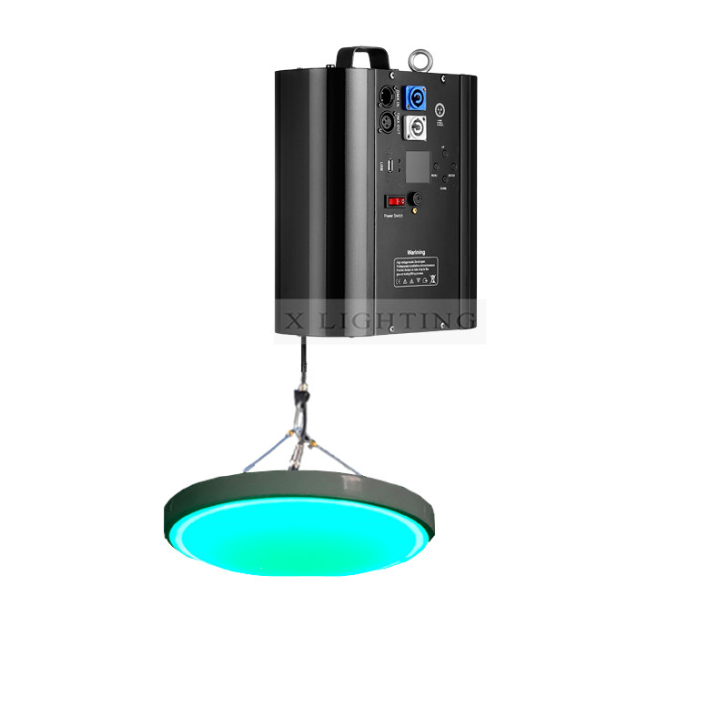 XLighting factory price rgb dmx 512 kinetic disc diameter 35cm X-CS