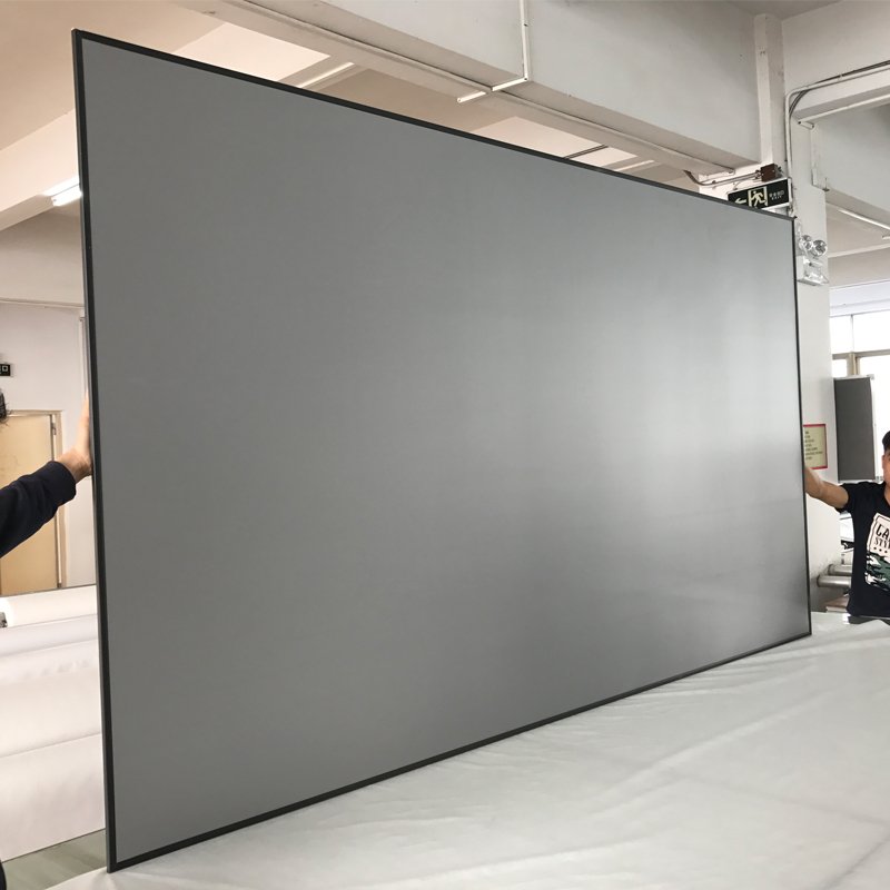 XY Screens Intelligent Tab-tensioned Motorized Projection Screen EC1 Series Tab tensioned series image10
