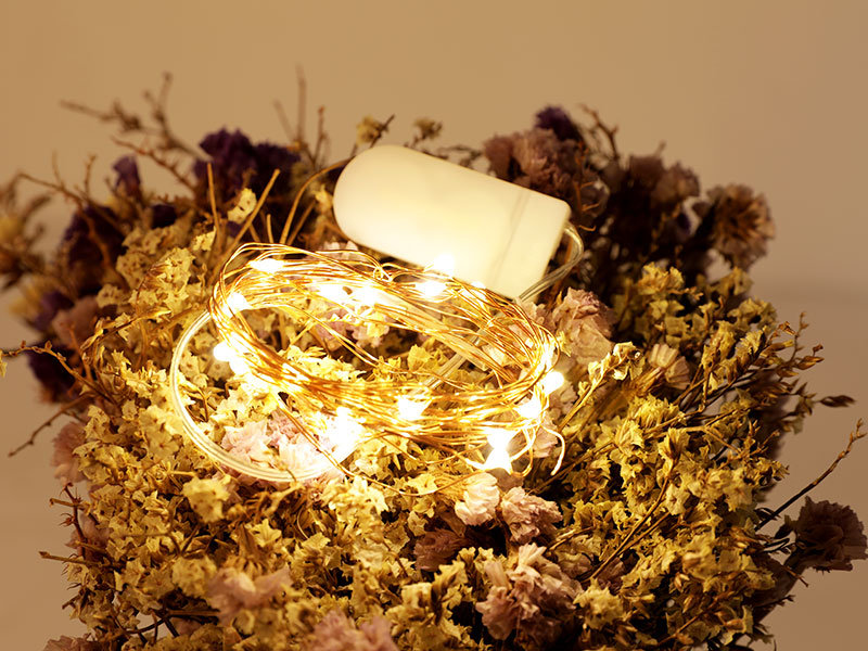 Fairy Lights String Led Moon Lights 2M Starry Firefly Lights for DIY Costume Wedding