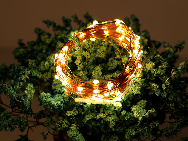Led Strings Copper Wire 3XAA Battery Operated Christmas Wedding Party Decoration LED String Fairy Li